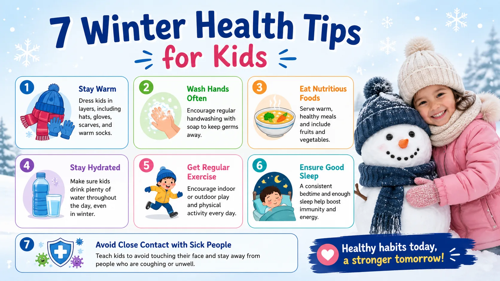 7 Winter Health Tips for Kids: Stay Warm, Stay Safe, Stay Healthy