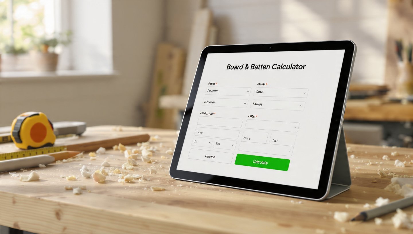 Board and Batten Calculator: The Complete Guide to Perfect Spacing, Sizing, and Installation