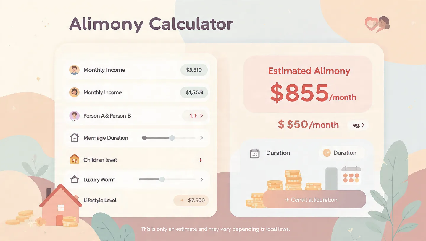 The Complete Guide to Alimony Calculators: What Every Spouse Should Know