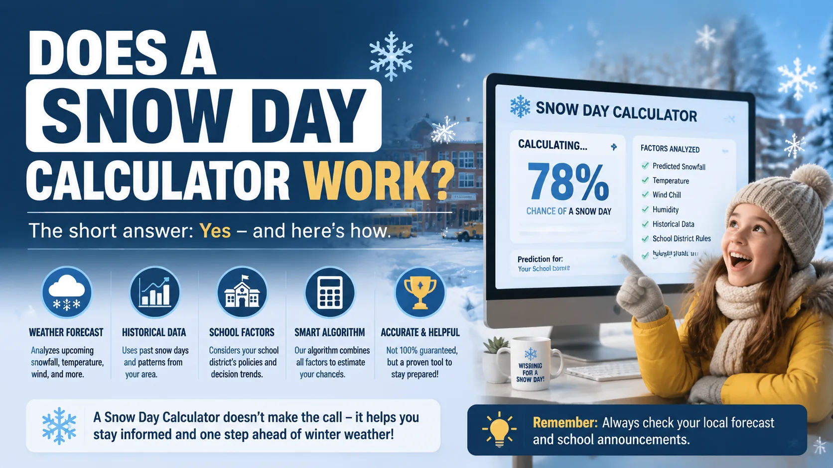 Does a Snow Day Calculator Work? The Honest 2026 Answer