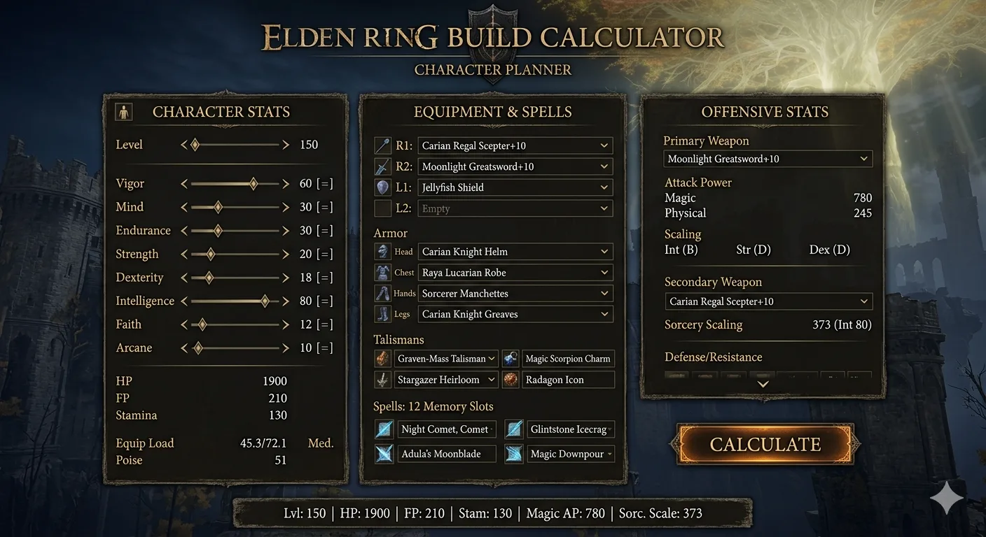 Elden Ring Build Calculator: The Ultimate Guide to Planning, Optimizing, and Dominating the Lands Between