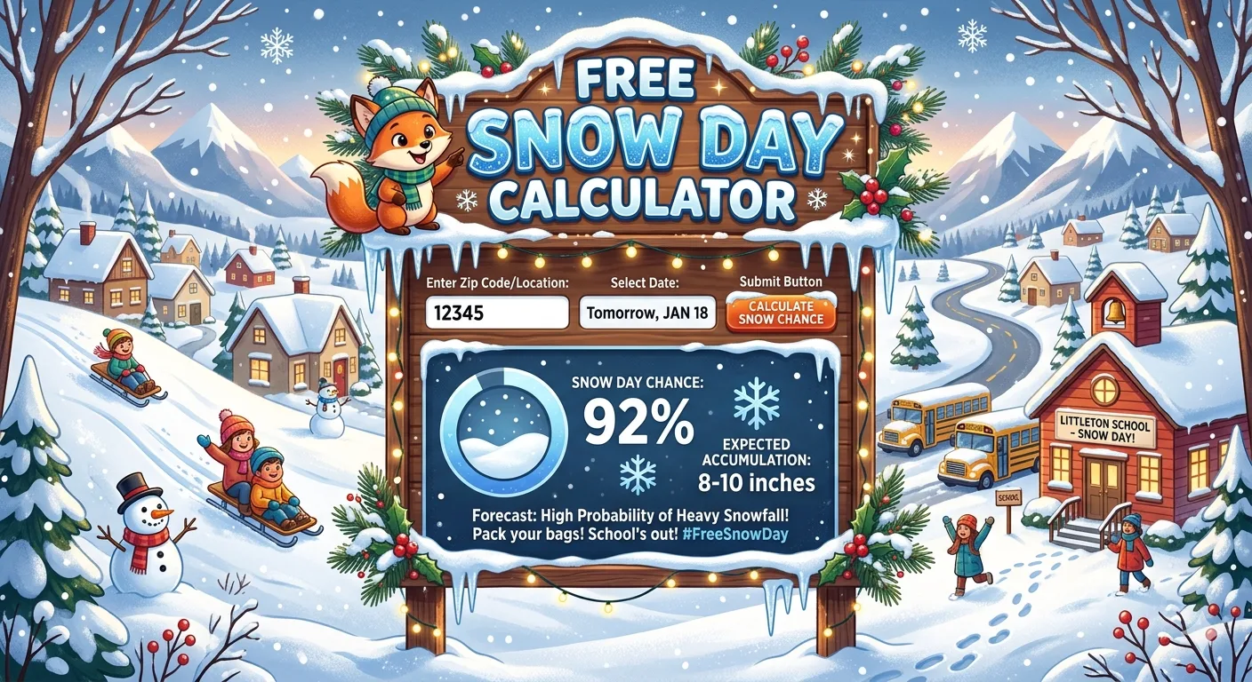 Free Snow Day Calculator No Sign-up Required