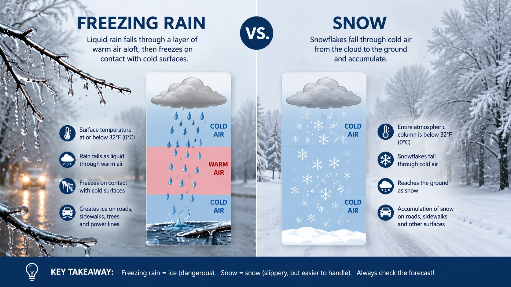 Freezing Rain vs Snow: What's the Real Difference?