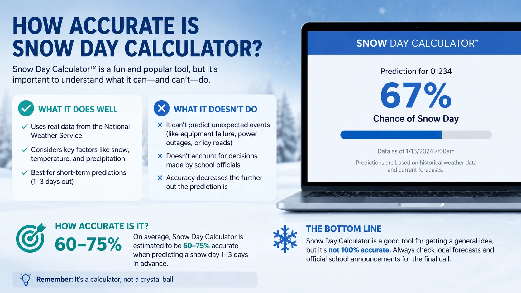 How Accurate Is a Snow Day Calculator? The 2026 Truth