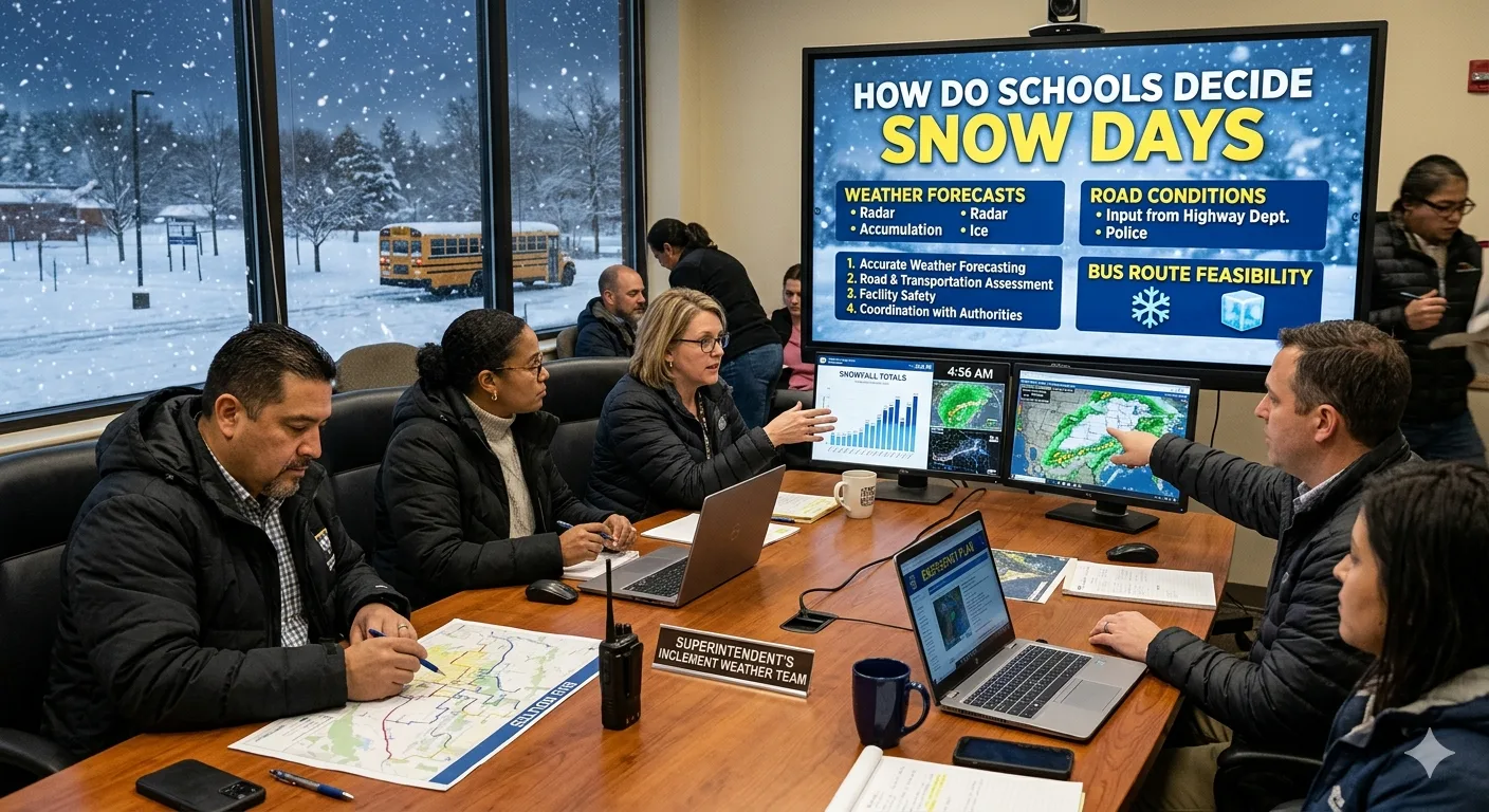 How Do Schools Decide Snow Days? The Complete Process Explained
