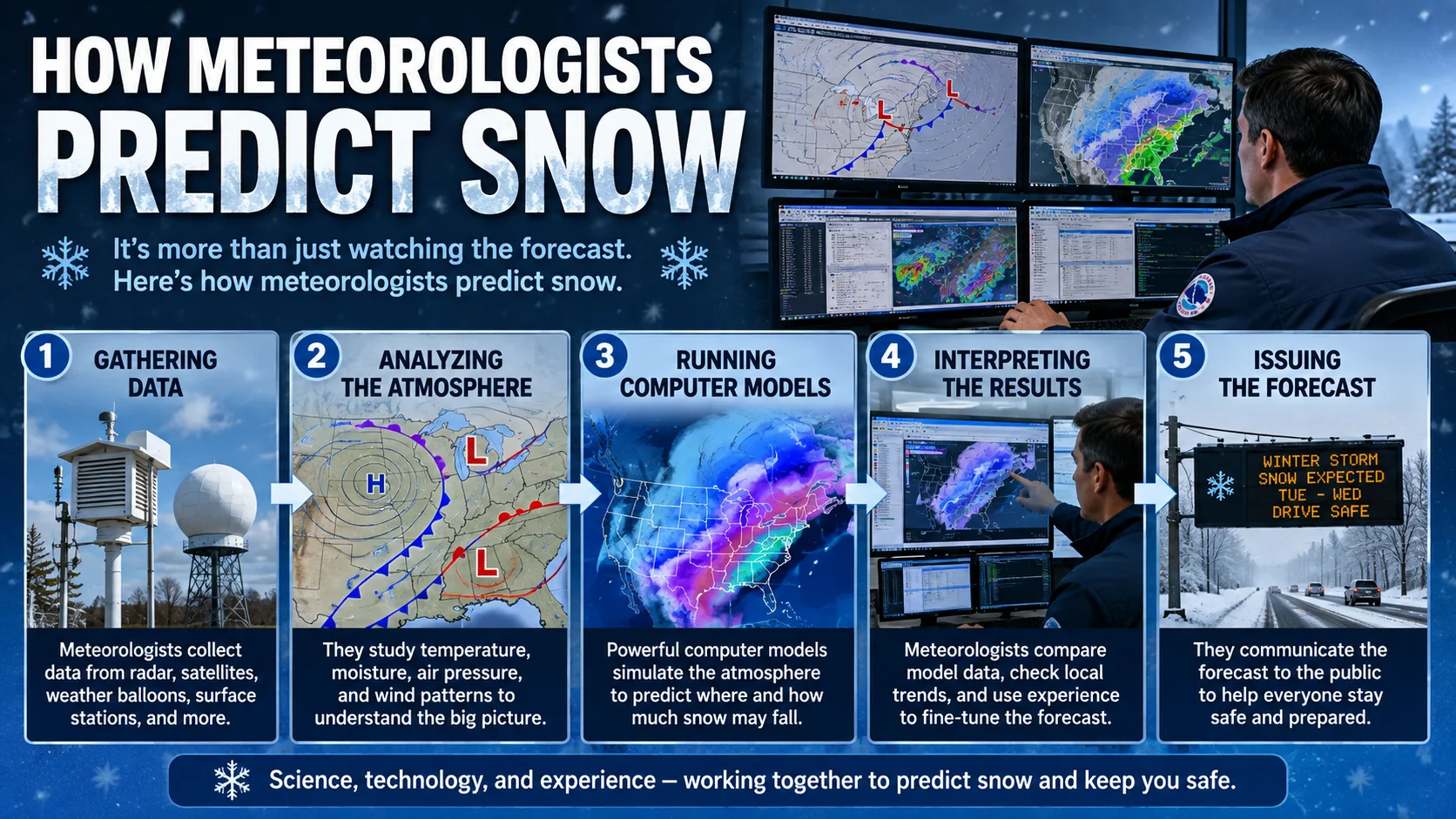 How Meteorologists Predict Snow: The Science Behind Every Snow Day Forecast