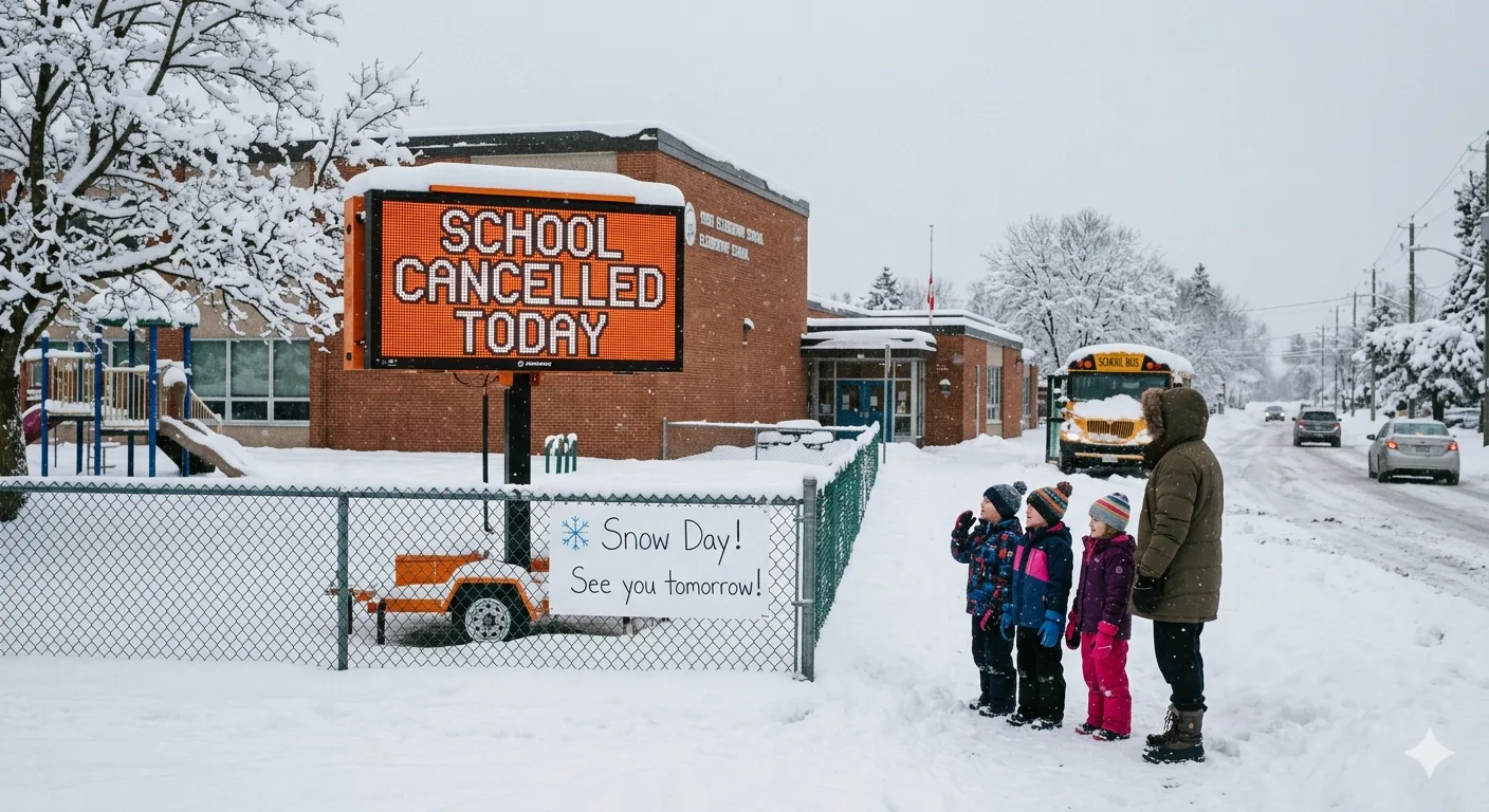 How Much Snow Does It Take to Cancel School? State-by-State Guide
