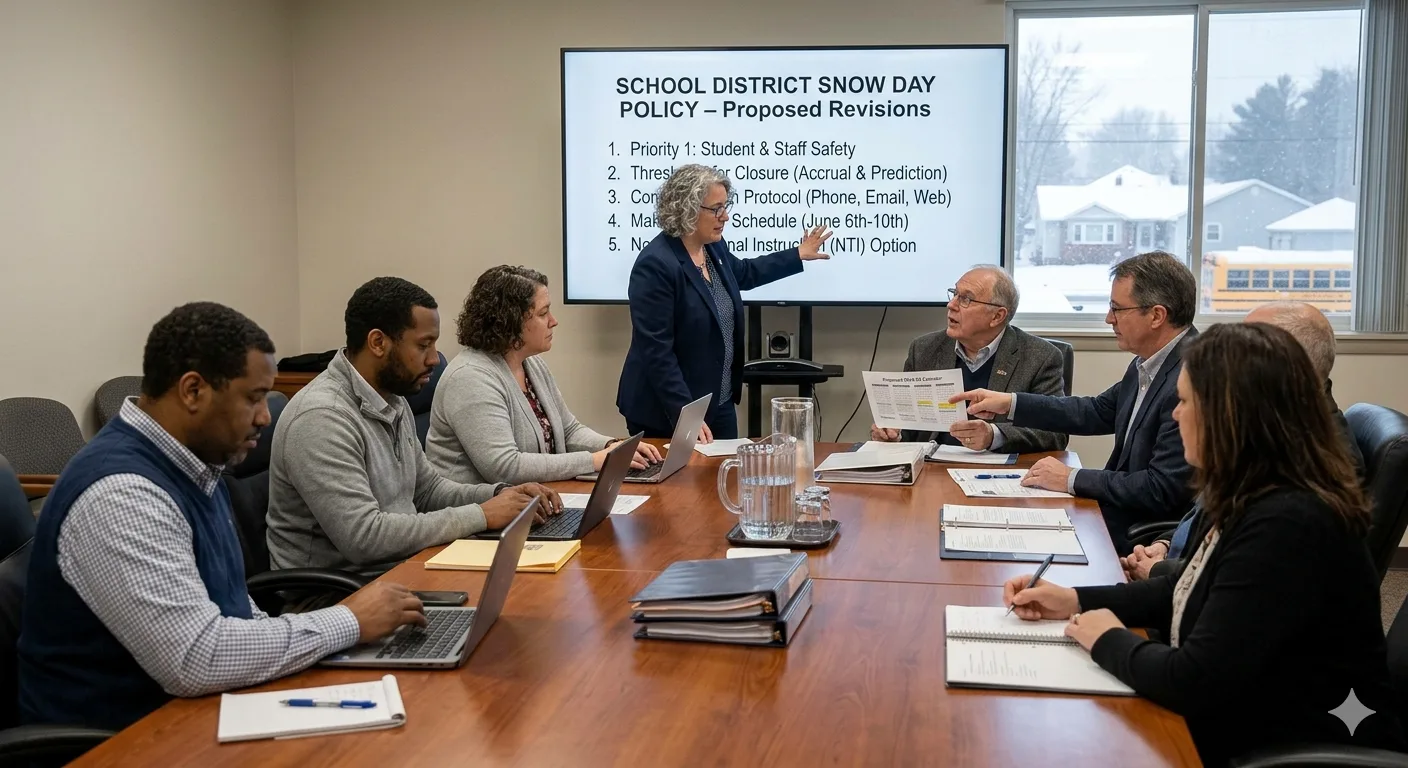 How School Districts Set Their Snow Day Policy