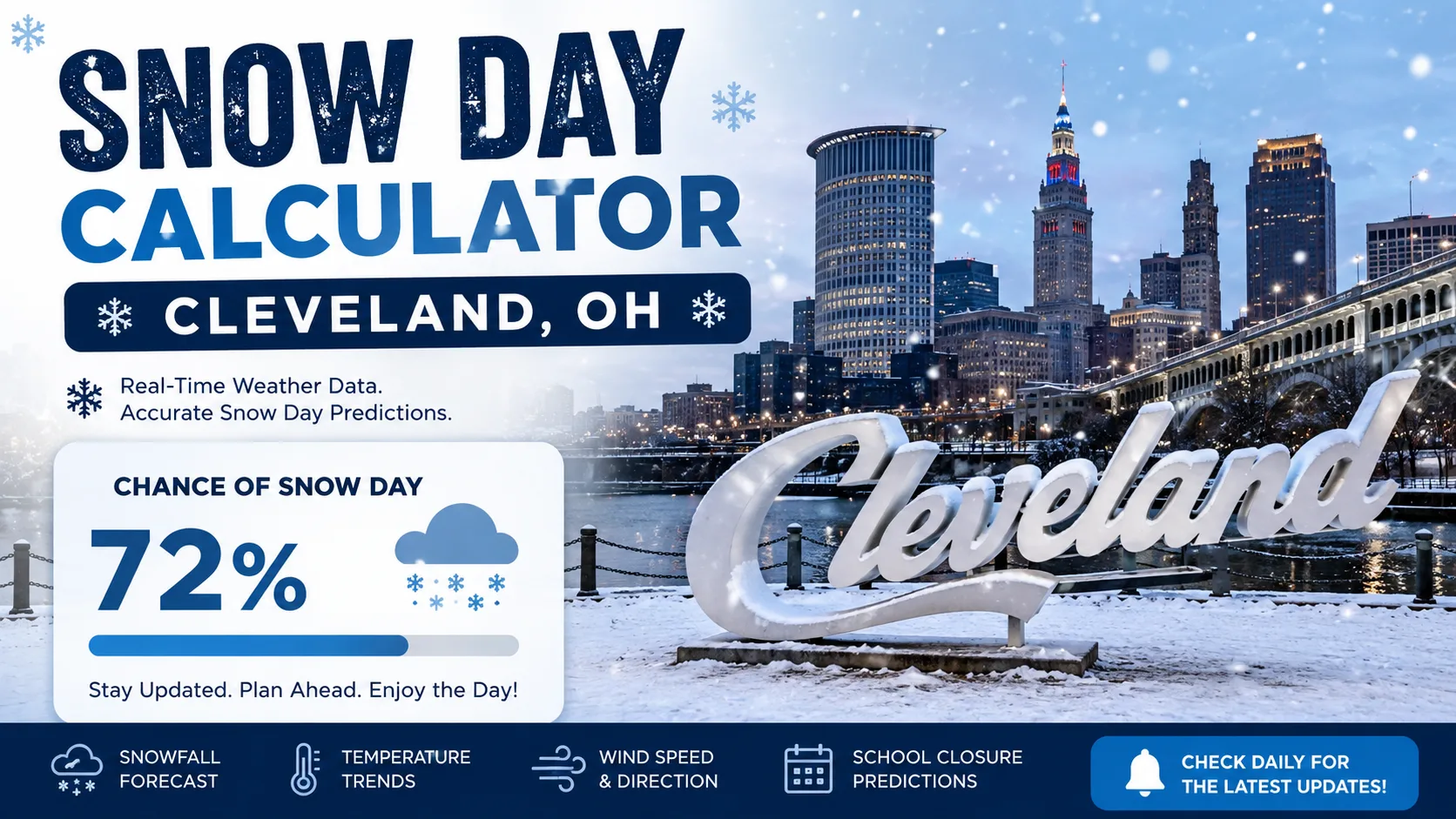 Snow Day Calculator Cleveland, OH: 2026 Predictor & Guide