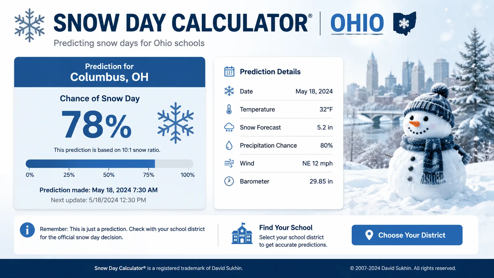 Snow Day Calculator Ohio: The Complete 2026 Winter Closure Guide