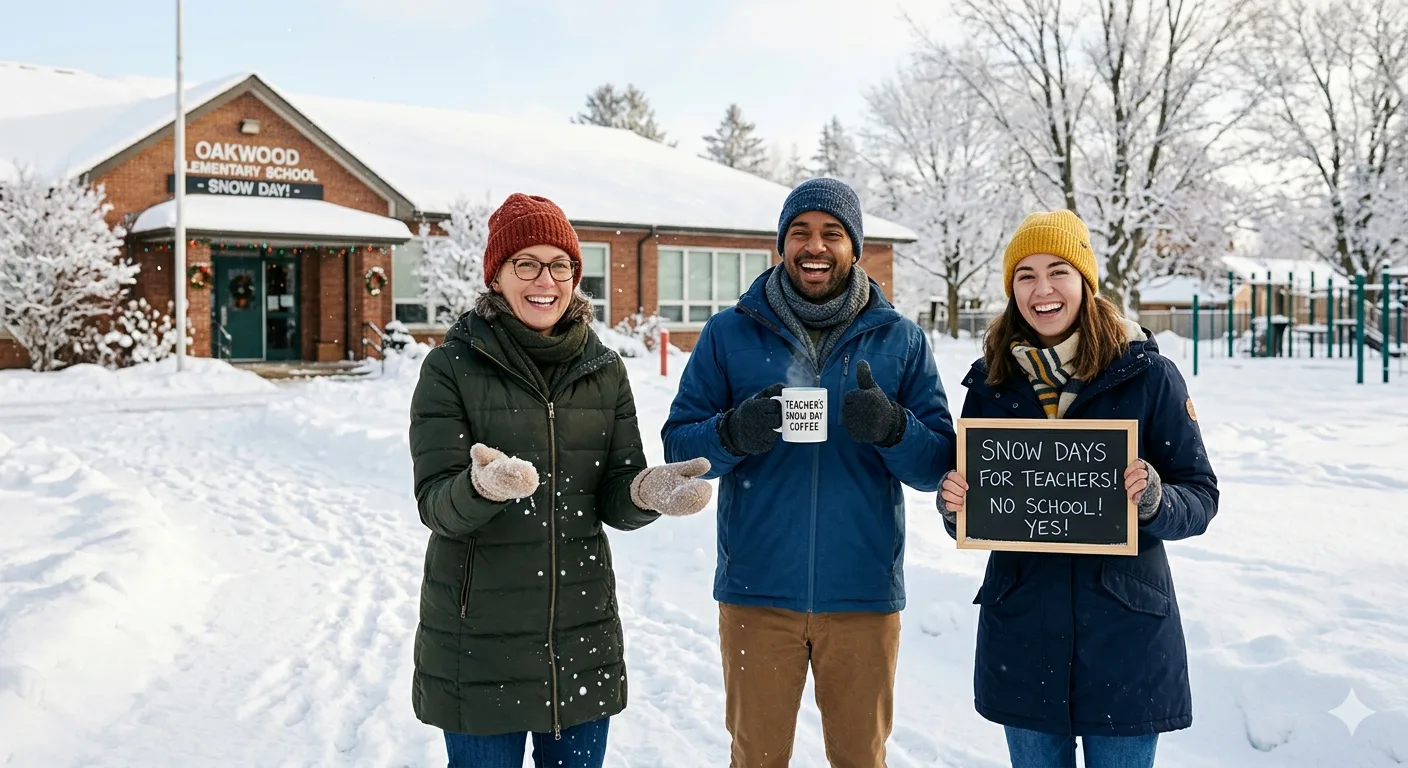 Snow Days for Teachers : How to Plan Lessons in Advance