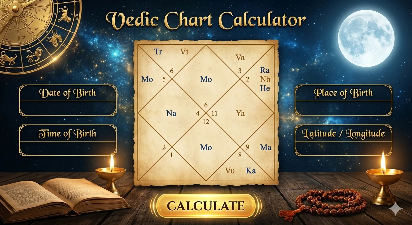 The Complete Guide to Using a Vedic Chart Calculator: Birth Charts, Sidereal Astrology, and More