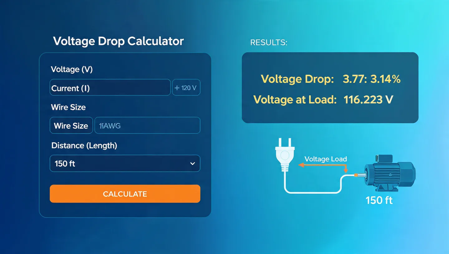 The Complete Guide to Voltage Drop Calculator: Wire Sizing, Formulas & Circuit Analysis
