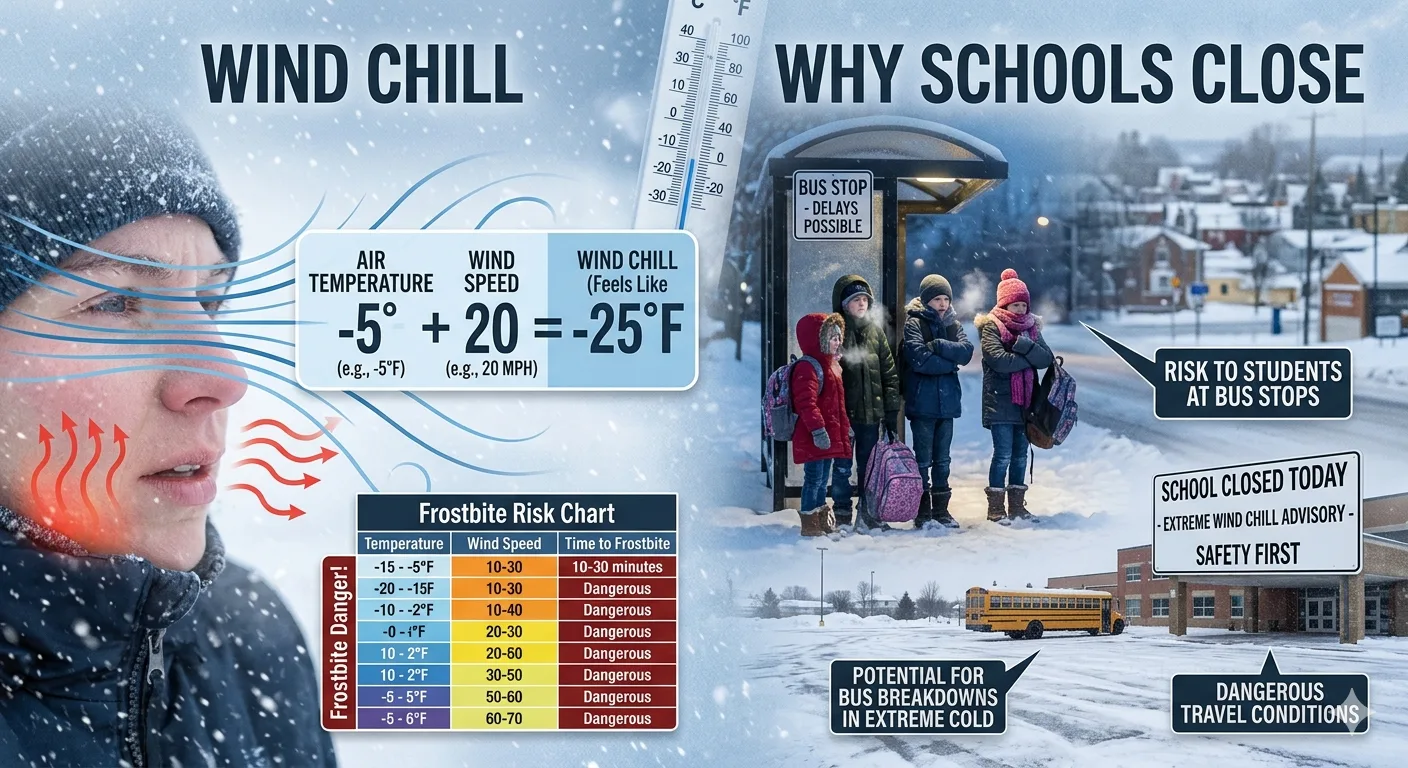 What Is Wind Chill and Why Does It Close Schools?